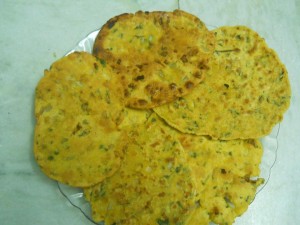 Curry Leaves & Besan Paratha